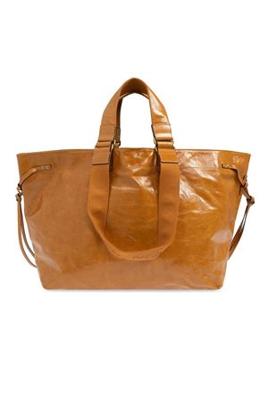 Borsa tote Wardy in pelle di vitello marrone ISABEL MARANT | PP0015FAA1C13M50CA